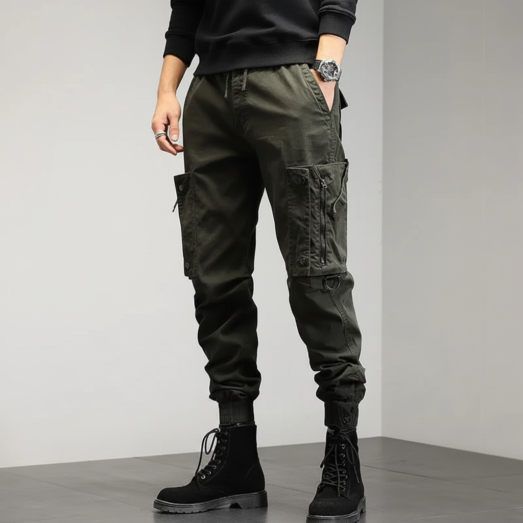 Men's Slim Stretch Utility Cargo Joggers