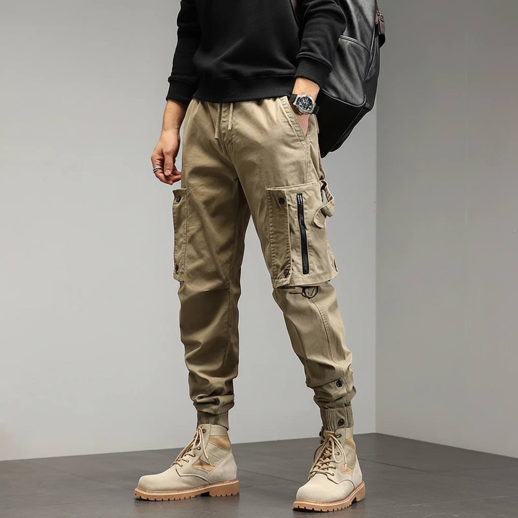 Men's Slim Stretch Utility Cargo Joggers
