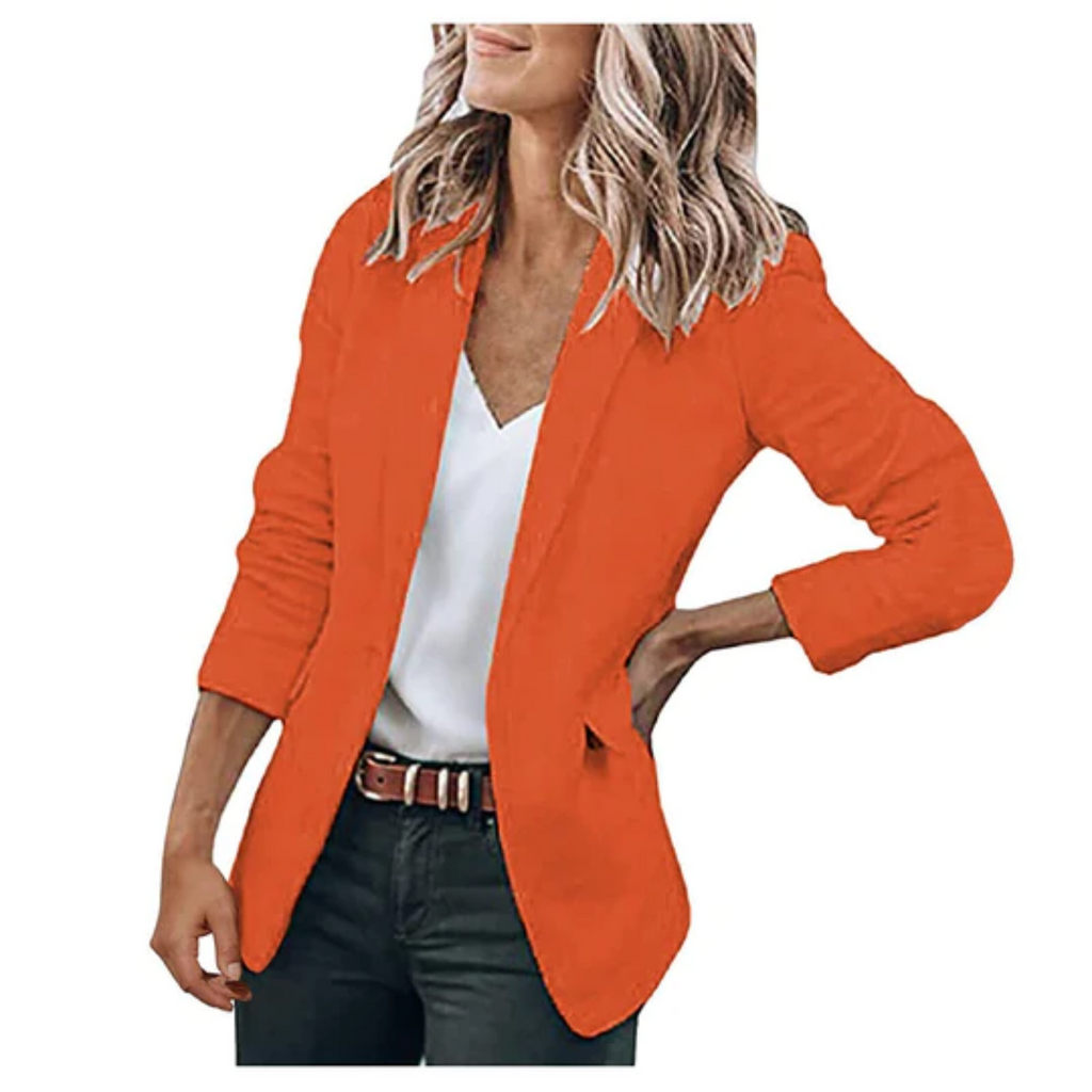Women's Lightweight Open-Front Workwear Blazer