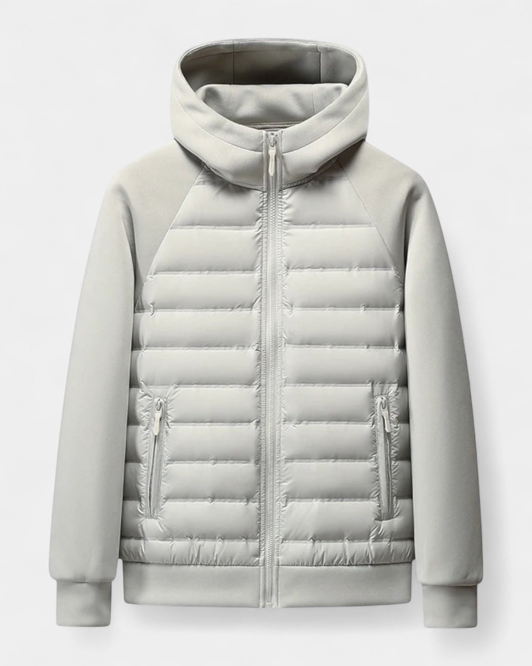 Men's Lightweight Hooded Softshell Hybrid Jacket