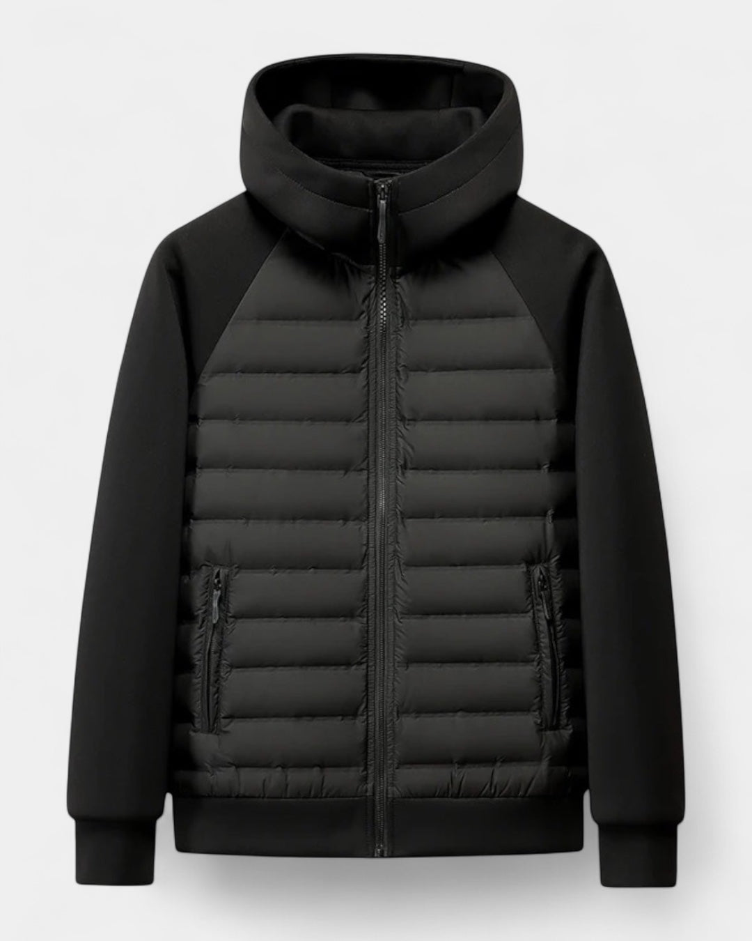 Men's Lightweight Hooded Softshell Hybrid Jacket