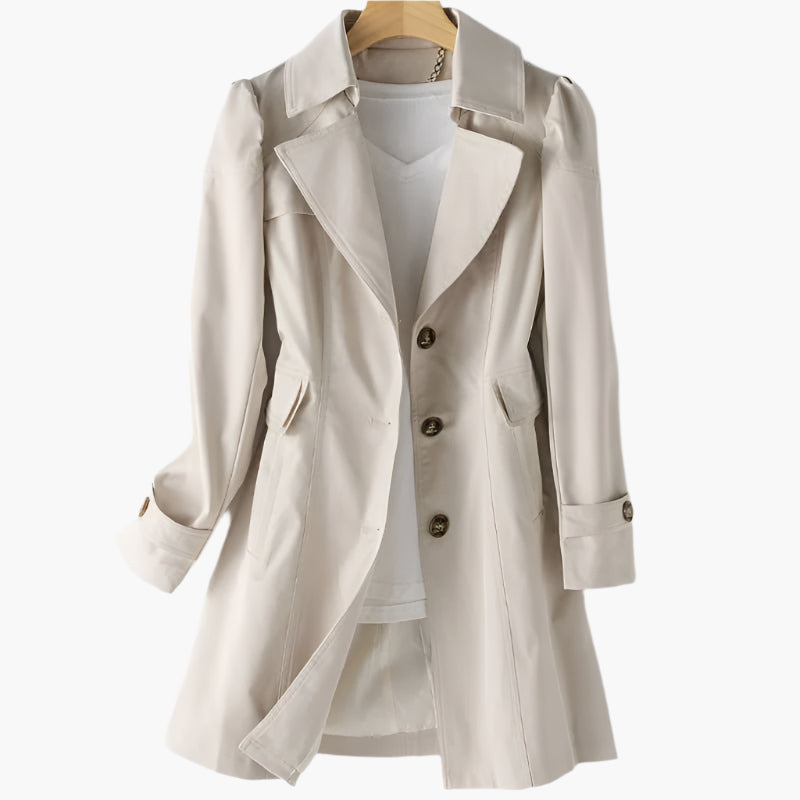 Women's Classic Single-Breasted Trench Mac