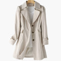 Women's Classic Single-Breasted Trench Mac