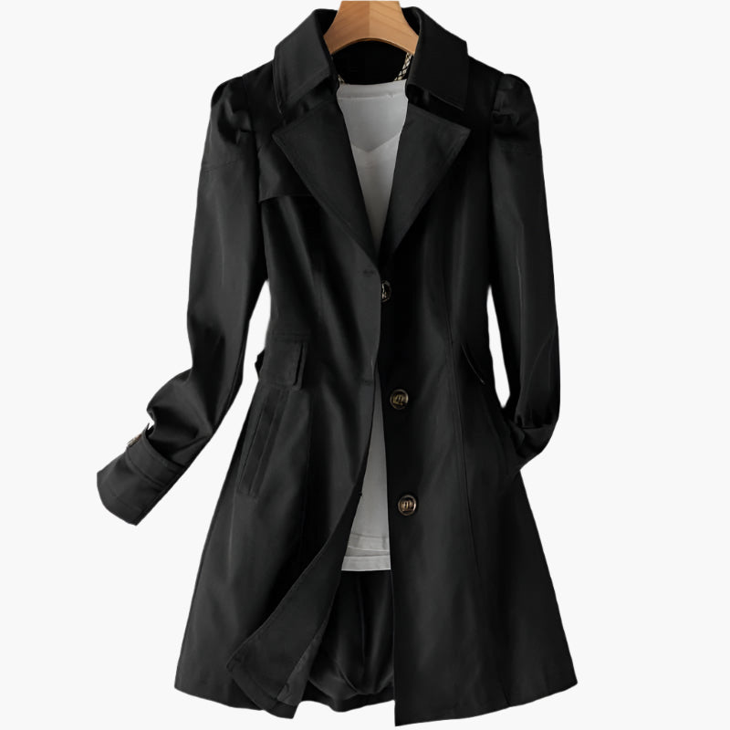 Women's Classic Single-Breasted Trench Mac