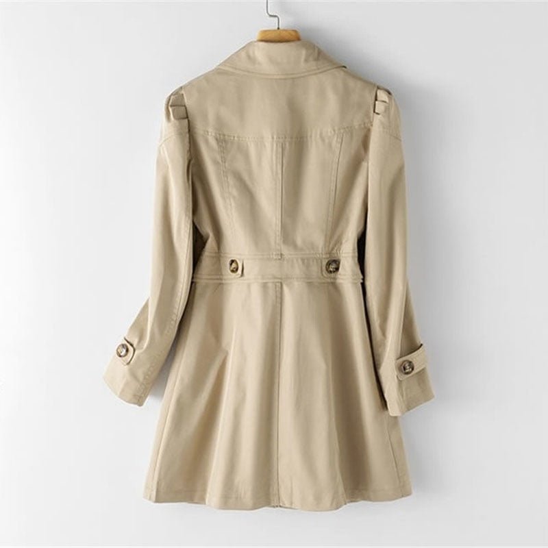 Women's Classic Single-Breasted Trench Mac