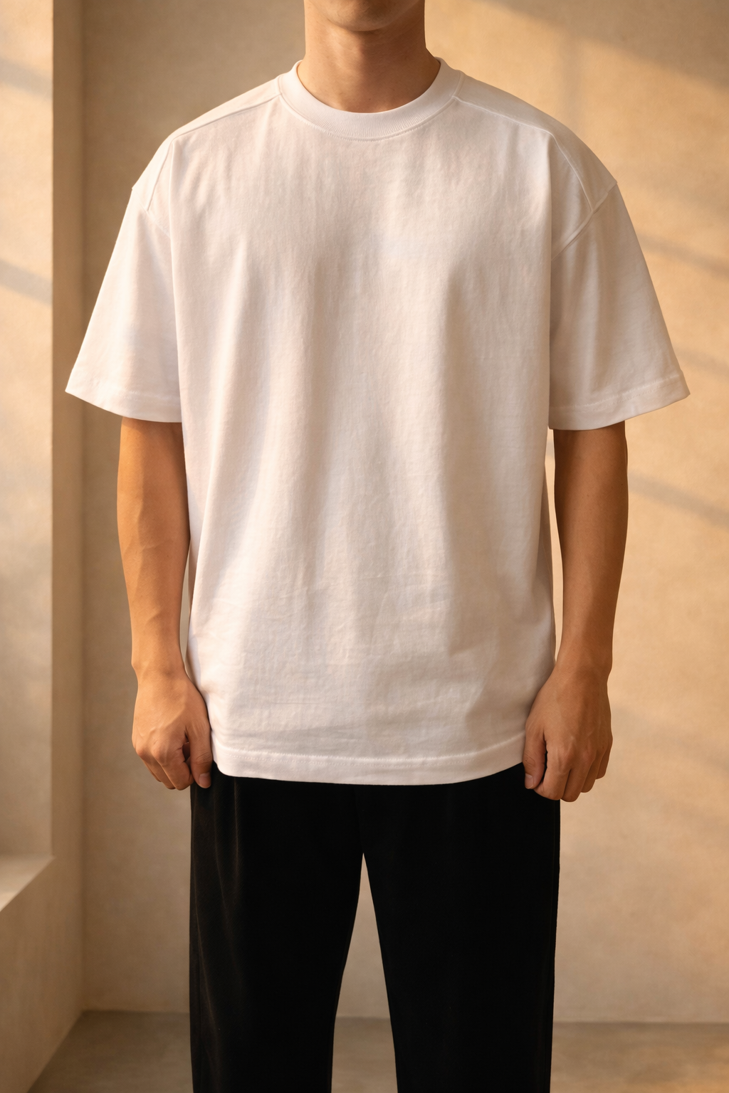 Men's Relaxed Cotton Oversized T-Shirt