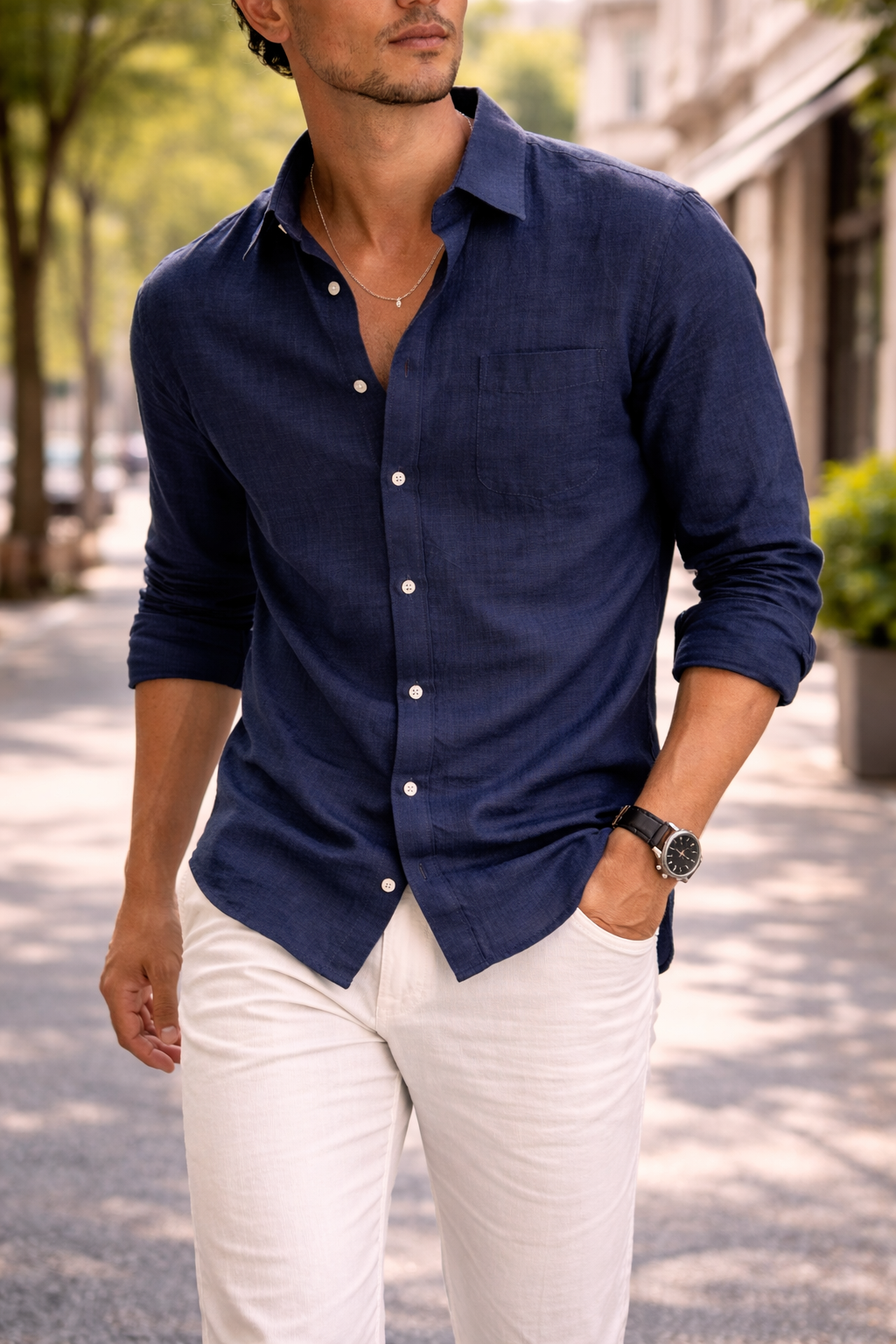 Men's Everyday Relaxed Linen Shirt