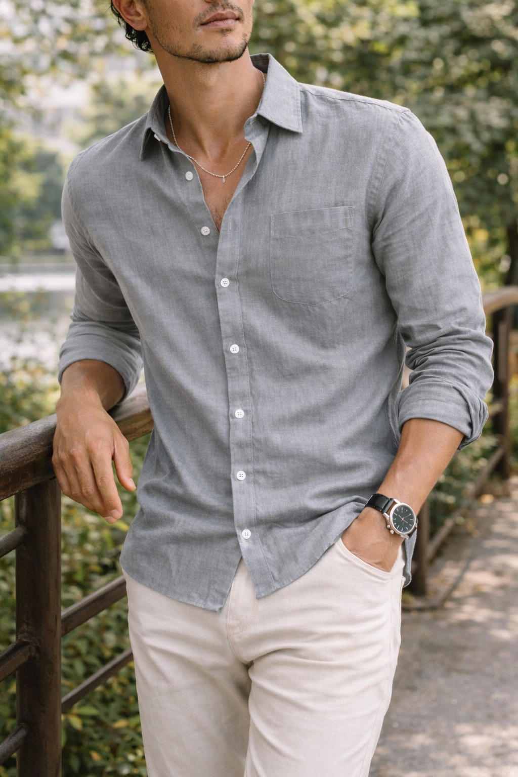 Men's Everyday Relaxed Linen Shirt