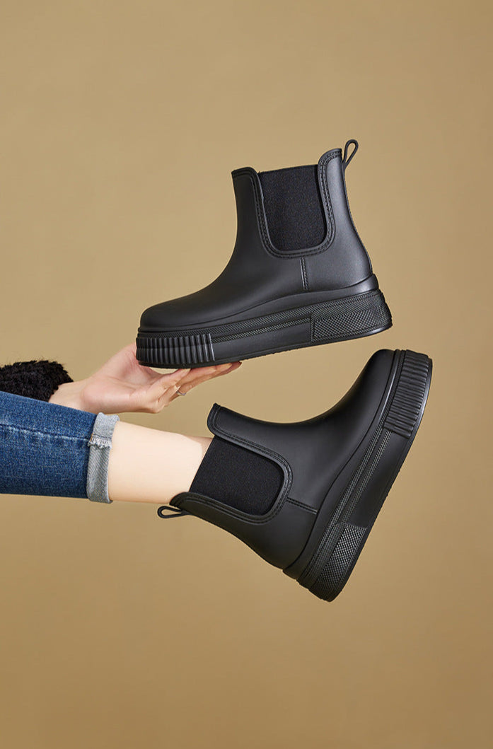 Women's Platform Waterproof Winter Chelsea Boots