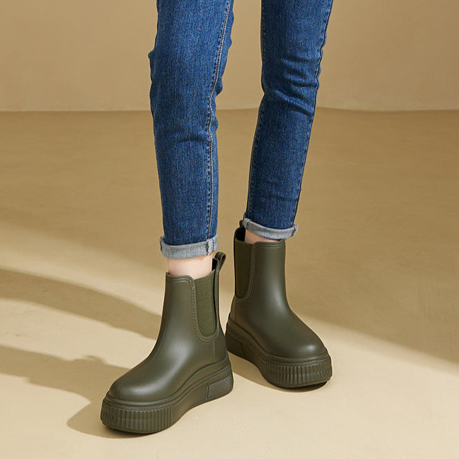 Women's Platform Waterproof Winter Chelsea Boots