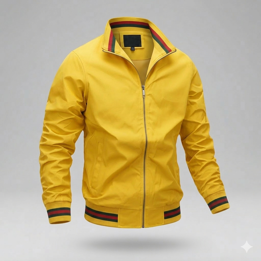 Men's Breathable Zip-Front Summer Jacket