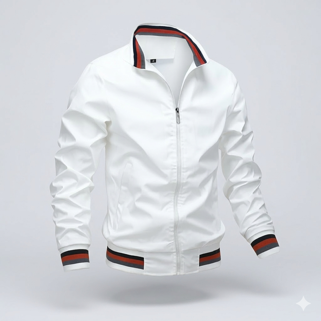 Men's Breathable Zip-Front Summer Jacket