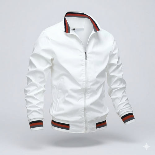 Men's Breathable Zip-Front Summer Jacket