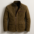 Men's Smart Zip-Through Stand Collar Jacket