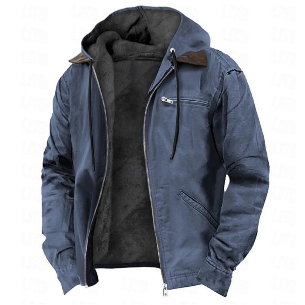 Men's Detachable Hood Padded Winter Jacket