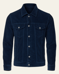 Men's Regular Fit Cord Trucker Jacket