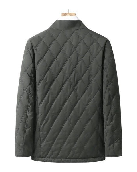 Men's Quilted Button-Up Field Jacket