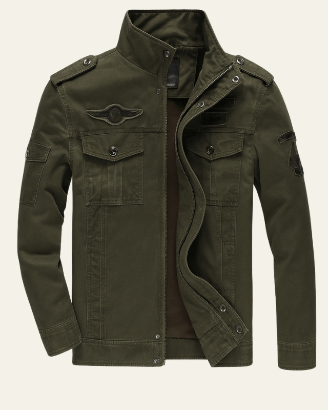 Men's Regular Fit Utility Field Jacket