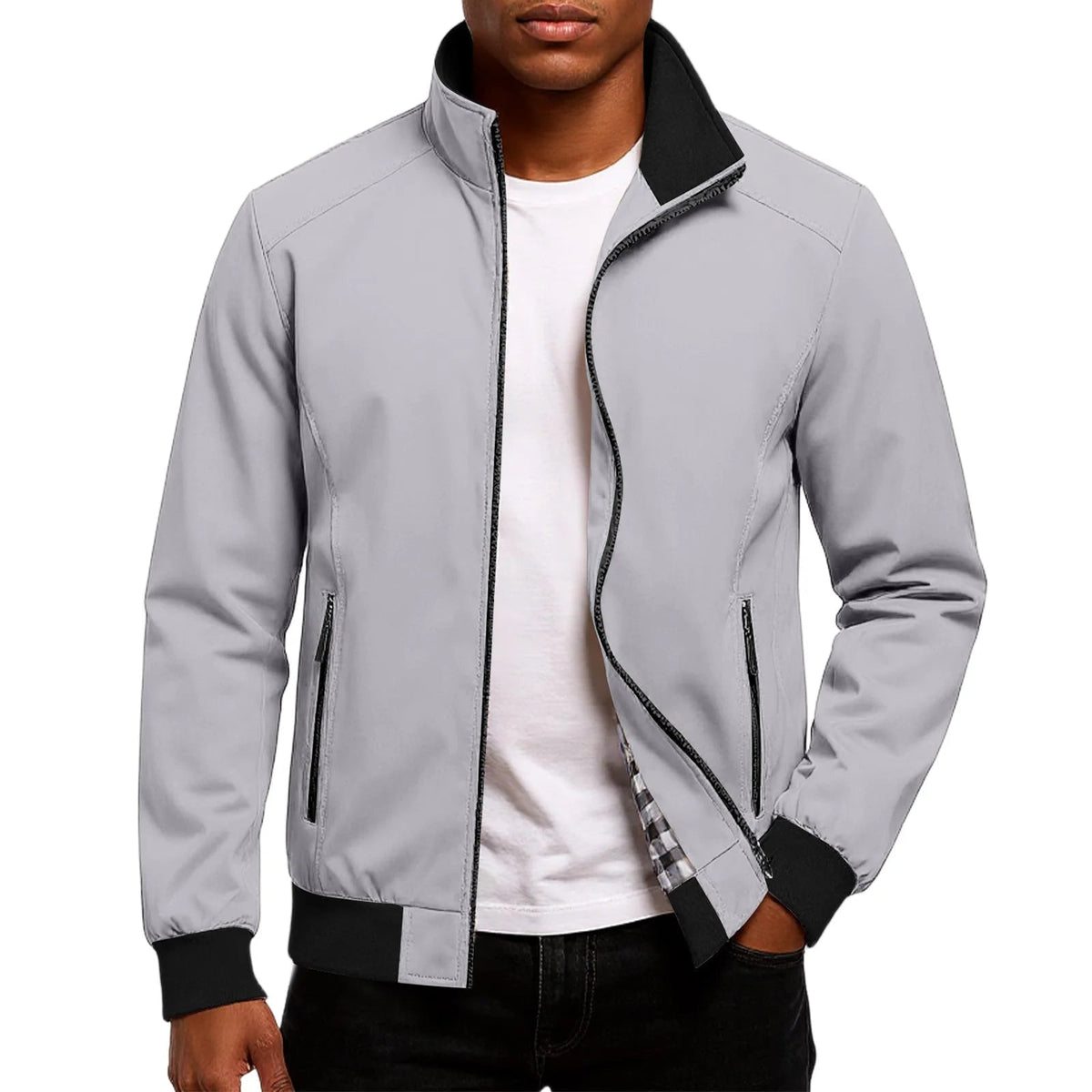 Men's Lightweight Stand Collar Blouson