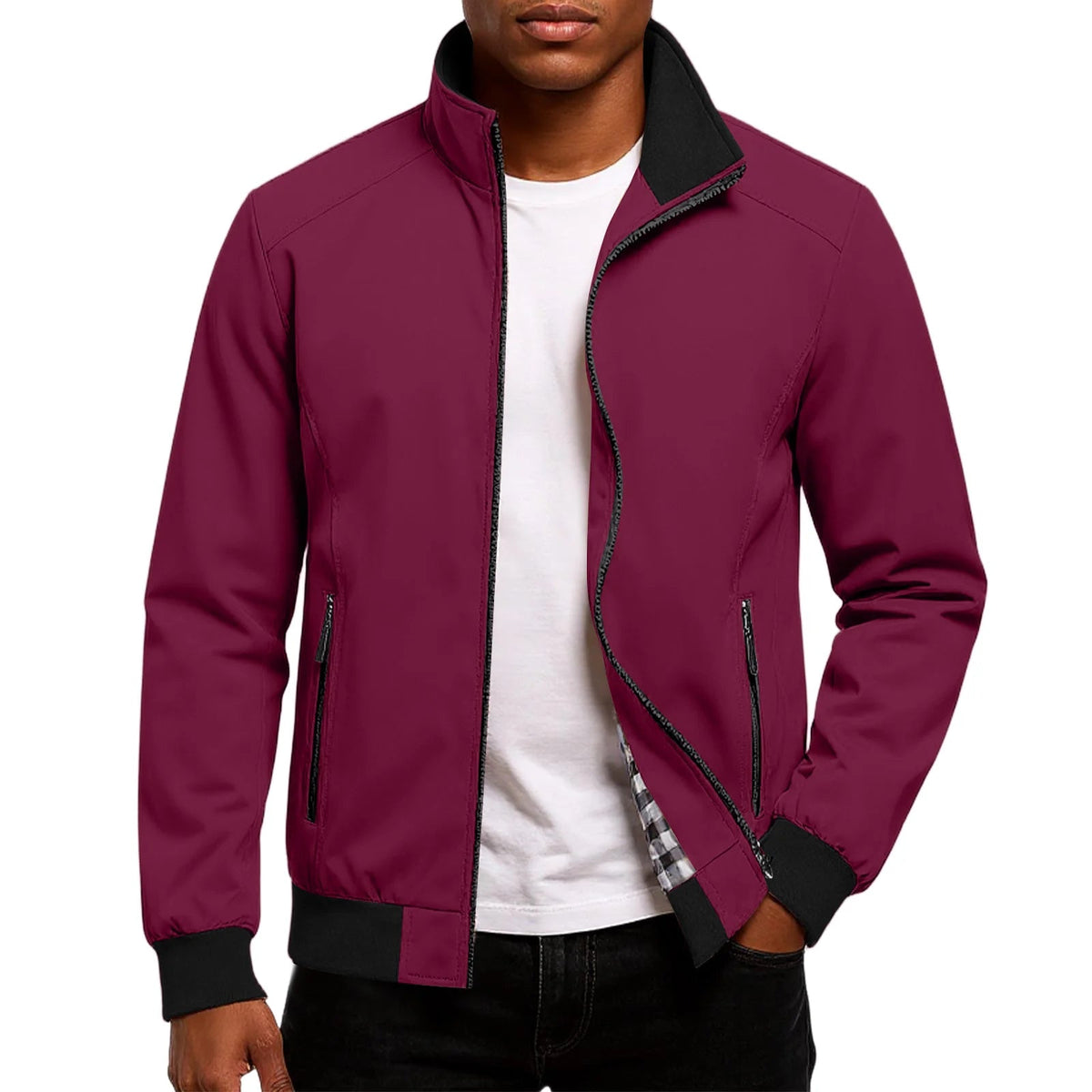 Men's Lightweight Stand Collar Blouson