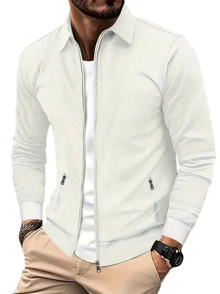 Men's Lightweight Casual Zip-Through Jacket