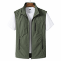 Men's Lightweight Utility Zip-Front Gilet
