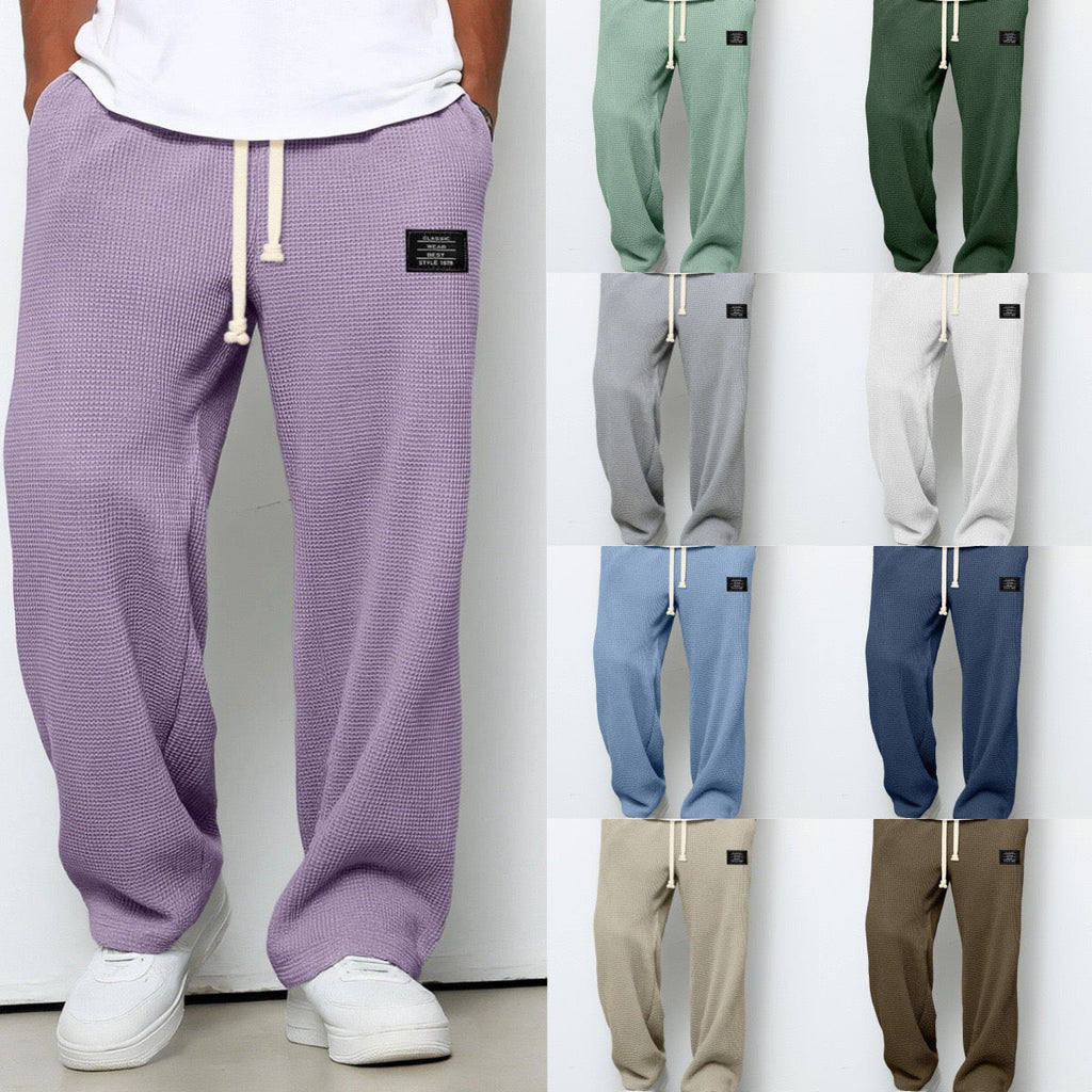Men's Relaxed Adjustable-Waist Everyday Trousers