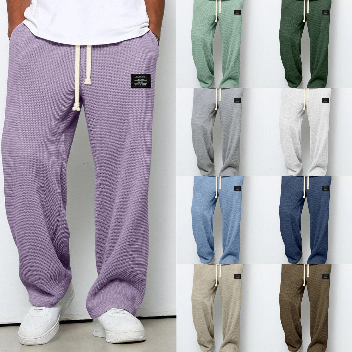 Men's Relaxed Adjustable-Waist Everyday Trousers