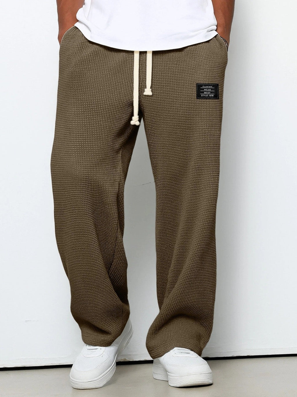 Men's Relaxed Adjustable-Waist Everyday Trousers