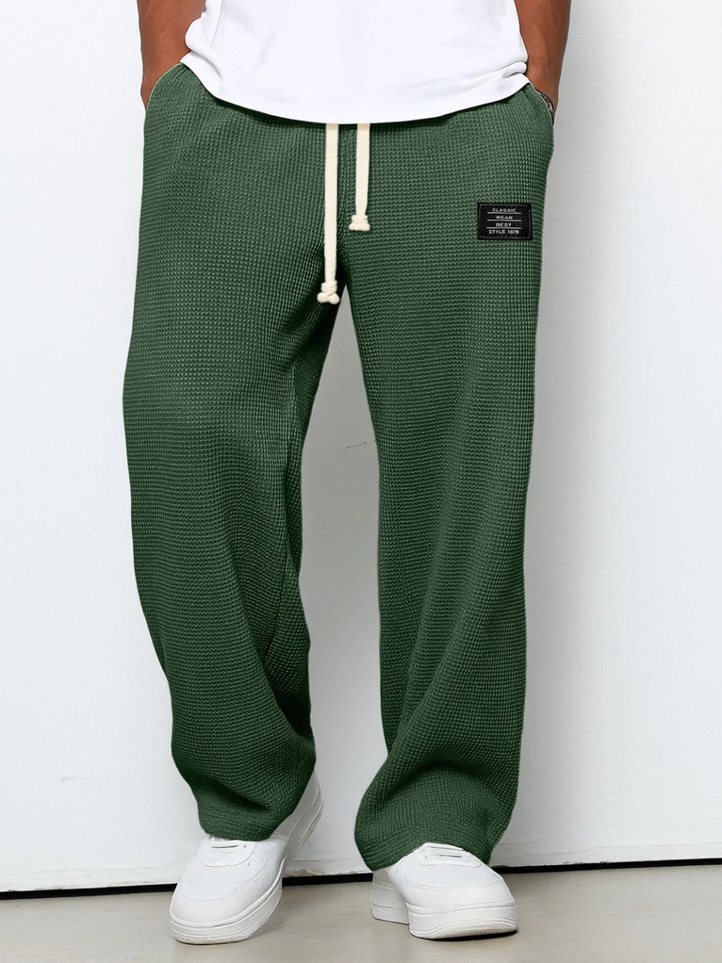 Men's Relaxed Adjustable-Waist Everyday Trousers