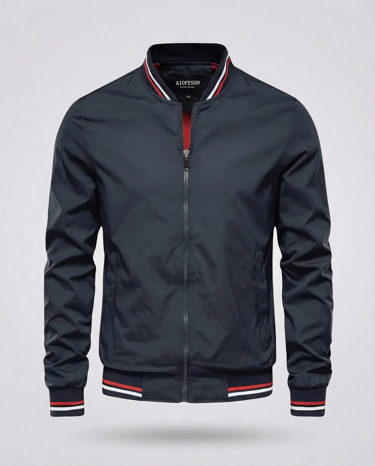Men's Lightweight Water-Resistant Nylon Blouson