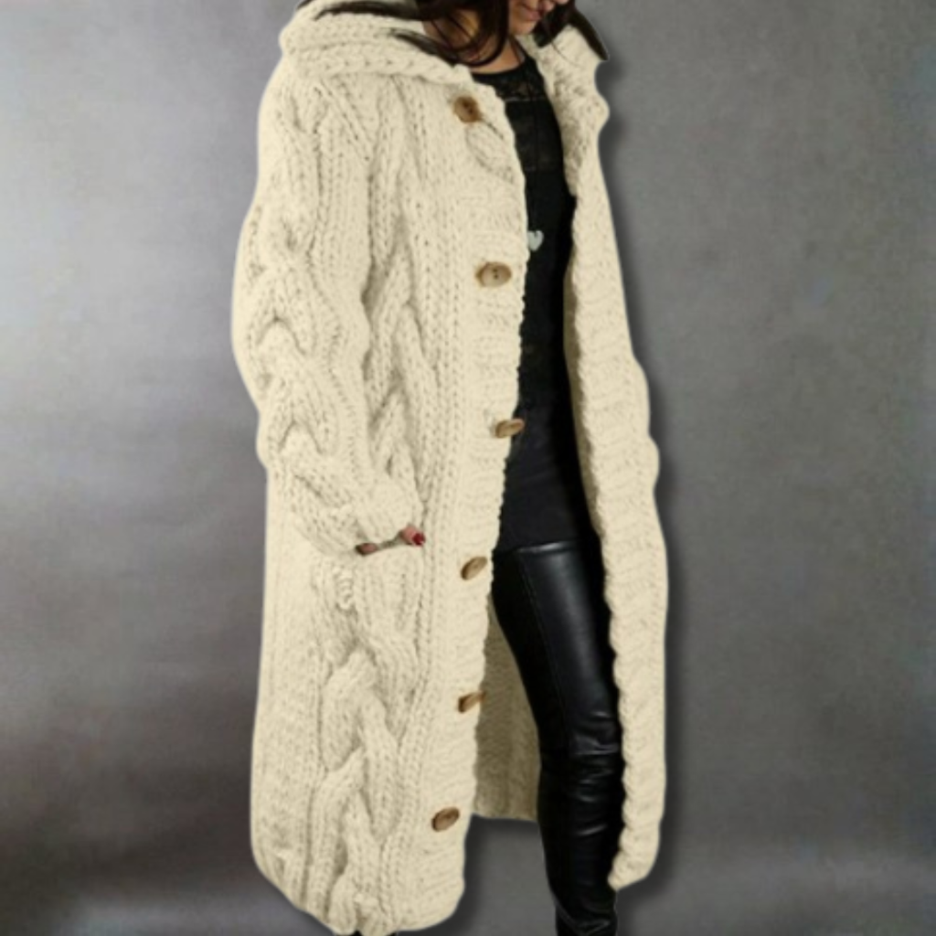 Women's Cosy Longline Tummy-Skimming Coat