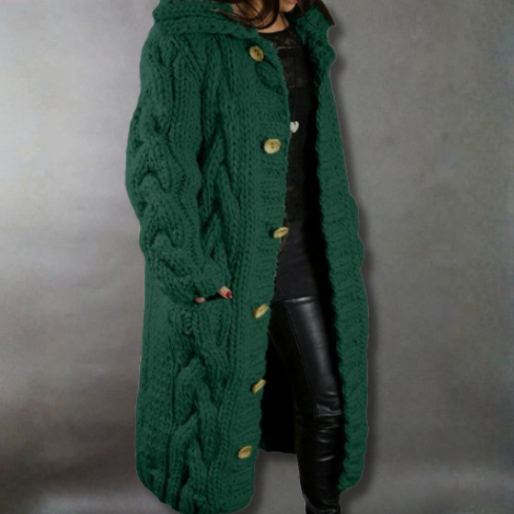 Women's Cosy Longline Tummy-Skimming Coat