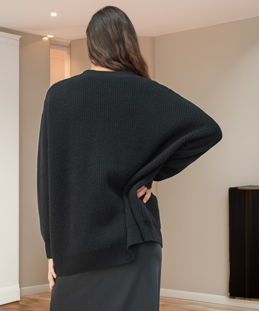 Women's Oversized Soft Button-Through Cardigan