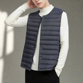 Men's Lightweight Quilted Snap-Front Gilet