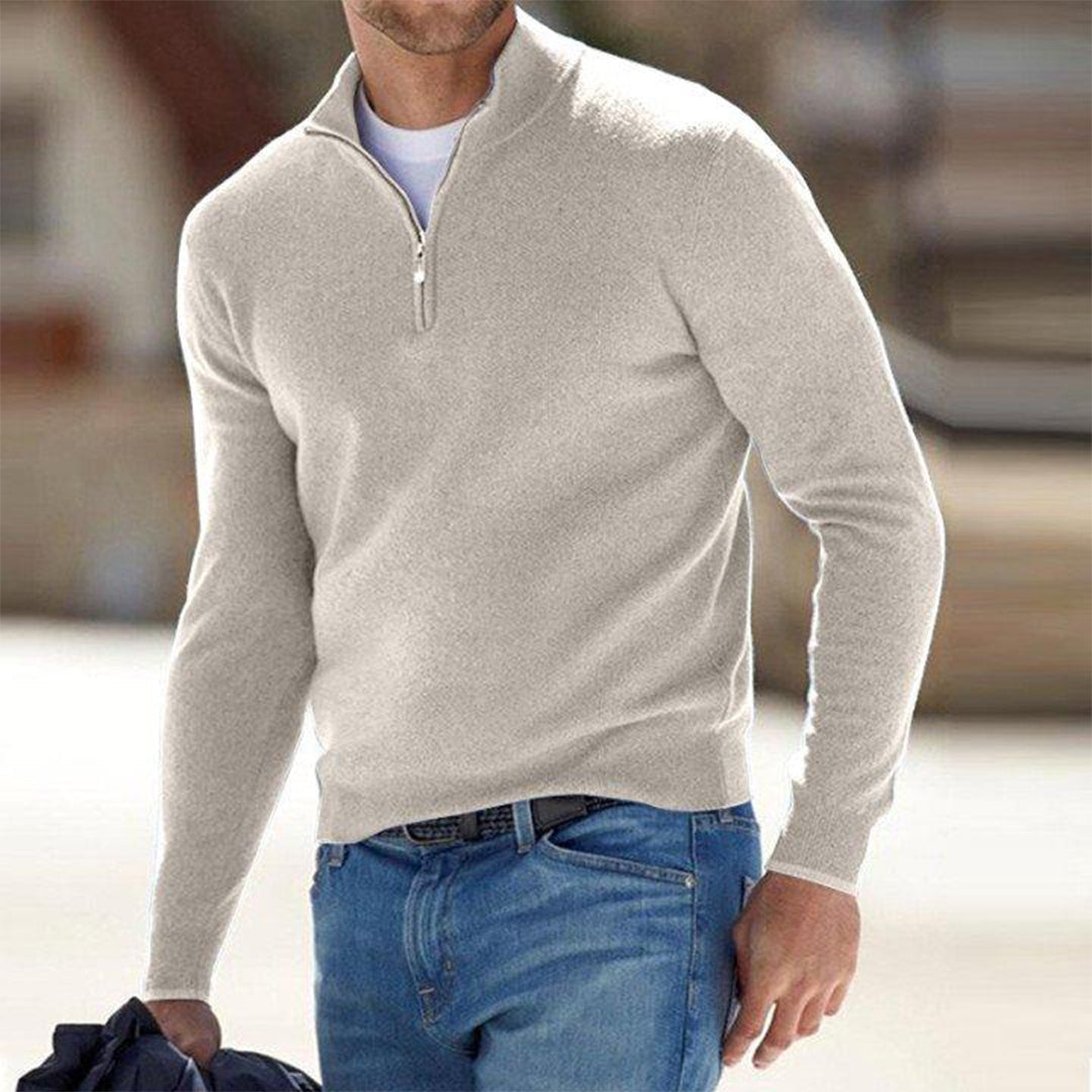 Men's Lightweight Quarter-Zip Knit Pullover