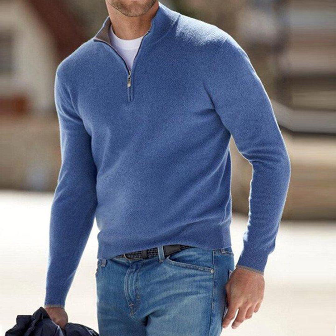 Men's Lightweight Quarter-Zip Knit Pullover