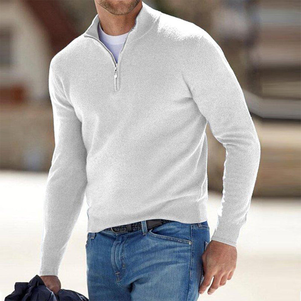 Men's Lightweight Quarter-Zip Knit Pullover