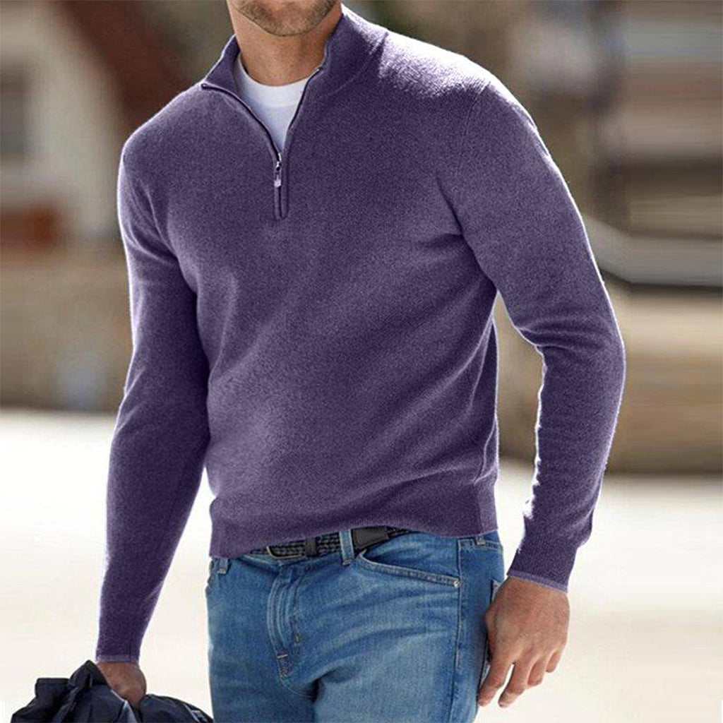 Men's Lightweight Quarter-Zip Knit Pullover