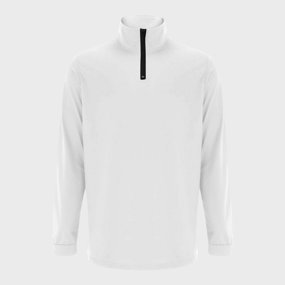 Men's Stand Collar Quarter-Zip Knit Jumper