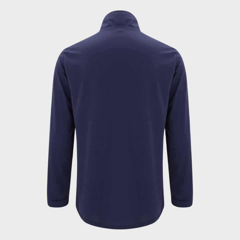 Men's Stand Collar Quarter-Zip Knit Jumper