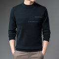 Men's Minimal Long Sleeve Mock Neck Pullover
