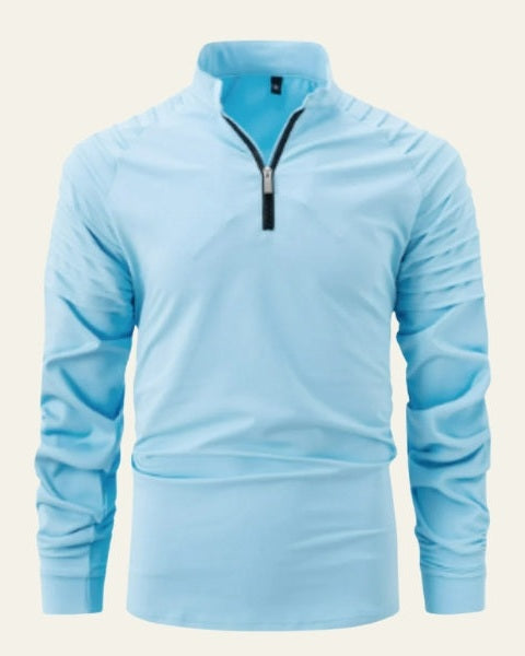 Men's Slim Smart Quarter-Zip Polo
