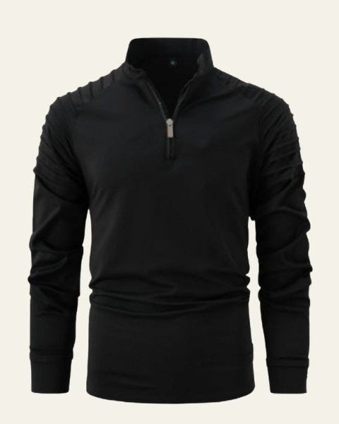 Men's Slim Smart Quarter-Zip Polo