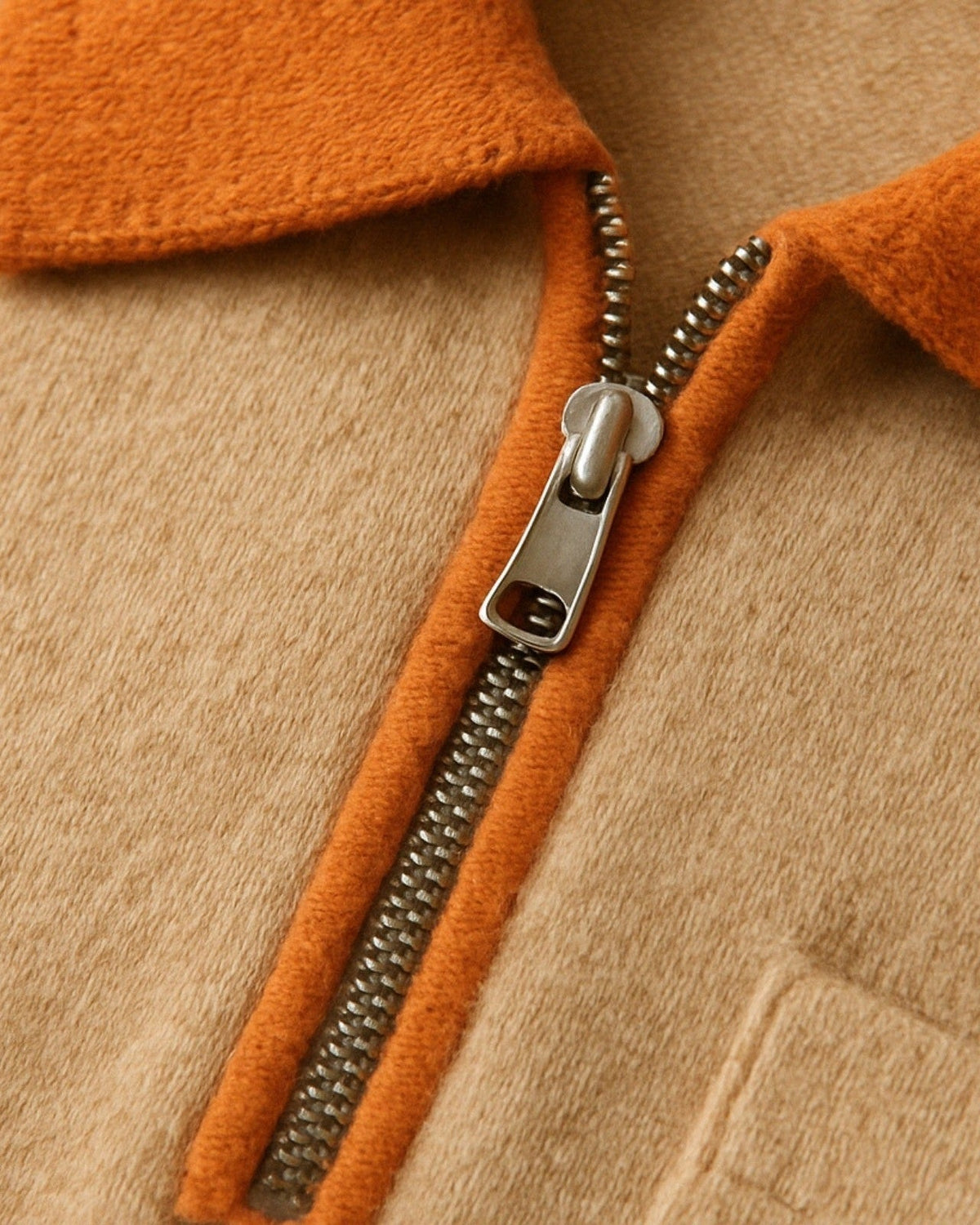 Men's Chest Pocket Collared Quarter-Zip Pullover