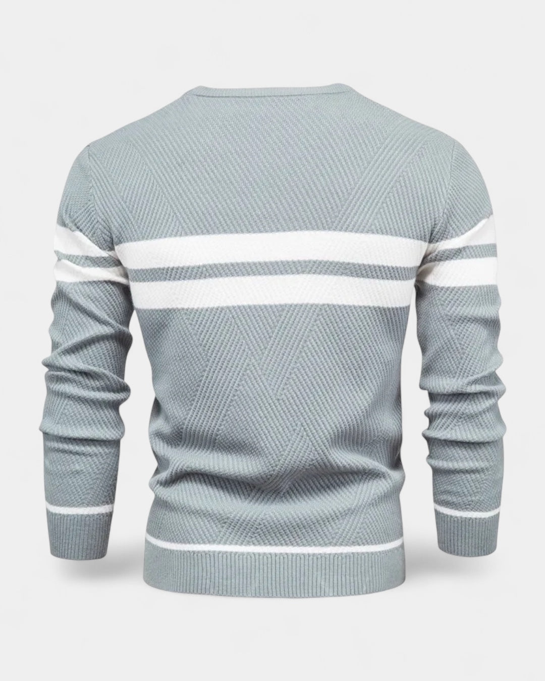 Men's Everyday Textured Knit Crew Neck Pullover