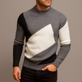 Men's Mock Neck Slim-Fit Knit Pullover