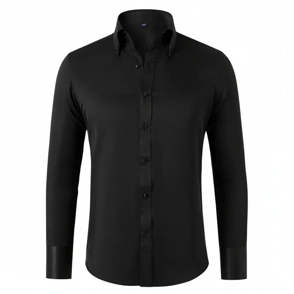 Men's Slim-Fit Button-Down Formal Shirt