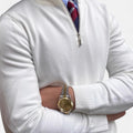 Men's Lightweight Smooth Knit Half-Zip Pullover