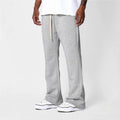 Men's Relaxed Flared Cotton Fleece Joggers